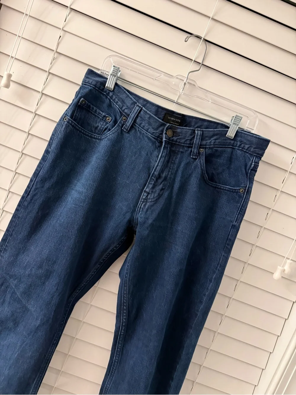 Banana Republic Men's Straight Jeans in Dark Indigo
